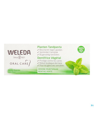 Weleda dentifrice vegetal tube 75ml