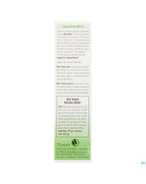 Weleda dentifrice vegetal tube 75ml
