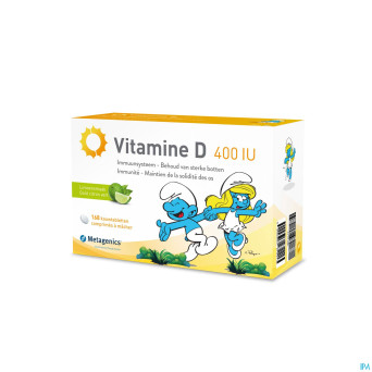 Vitamine d 400iu metagenics schtroumpfs comp 168
