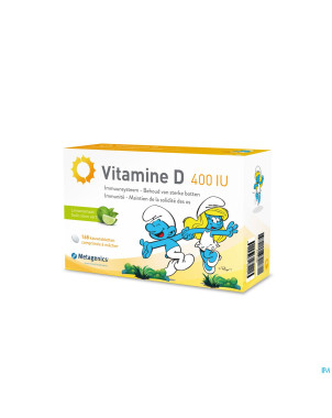 Vitamine d 400iu metagenics schtroumpfs comp 168