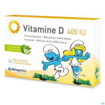 Vitamine d 400iu metagenics schtroumpfs comp 168