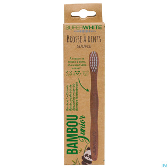 Superwhite brush bambou junior