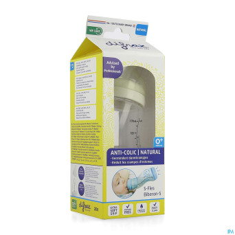 Difrax biberon-s natural creme 170ml