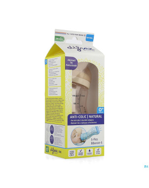 Difrax biberon-s natural rose 170ml