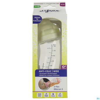 Difrax biberon-s wide creme 310ml