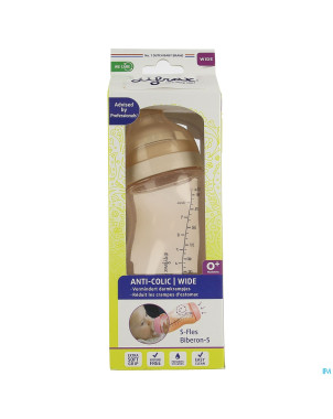 Difrax biberon-s wide rose 310ml