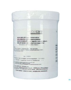 Base beeler avec conserv.1kg febelcare