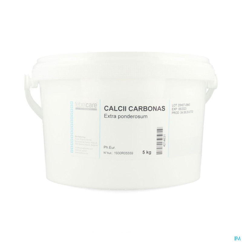 Calcium carbonate extralourd 5kg febelcare