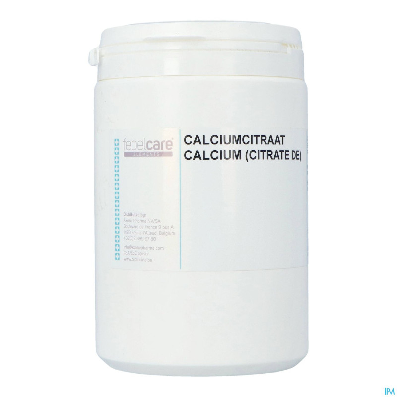 Calcium citrate 500g febelcare