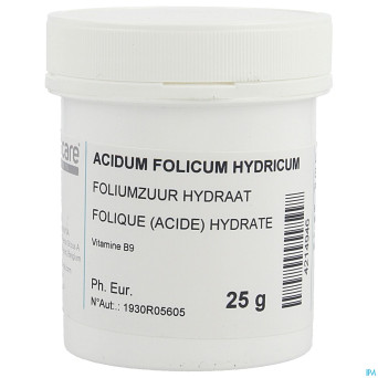 Folique acide hydrate 25g febelcare