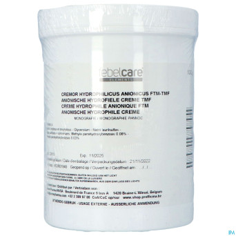 Creme hydrophile anionique ftm 1kg febelcare