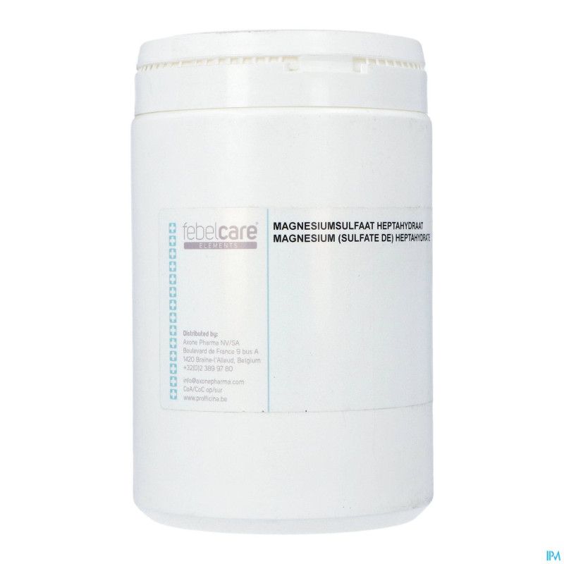 Magnesium sulfate 7h2o 1kg febelcare