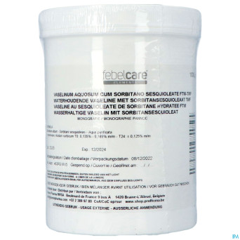 Vaseline aq. sesq sorbitan ftm 1kg febelcare