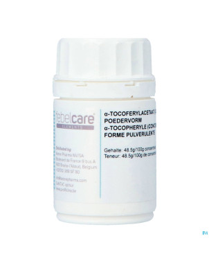 Alpha-tocopheryle acet.con.pdr vit e 25g febelcare