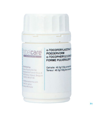 Alpha-tocopheryle acet.con.pdr vit e 25g febelcare