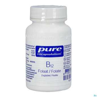 Pure encapsulations b12 folate    pot comp suc. 90