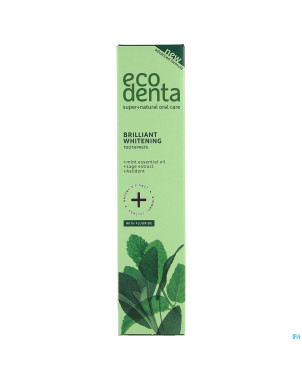 Eco denta dentifrice blanch. hle ess. menthe 100ml