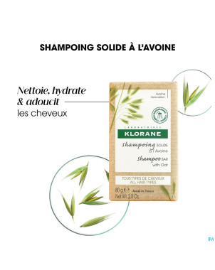 Klorane capil. sh solide avoine 80g