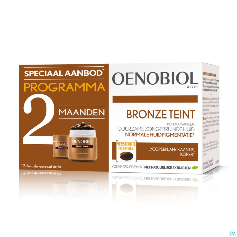 Oenobiol teint bronze    caps 2x30
