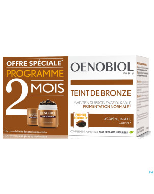 Oenobiol teint bronze    caps 2x30