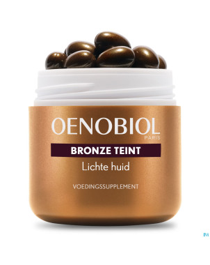 Oenobiol teint bronze peau claire    caps 30