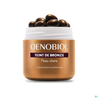 Oenobiol teint bronze peau claire    caps 30