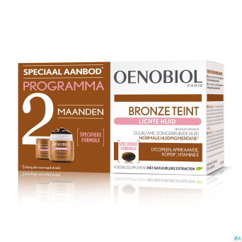 Oenobiol teint bronze peau claire    caps 2x30