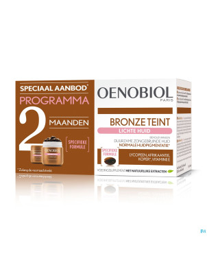 Oenobiol teint bronze peau claire    caps 2x30