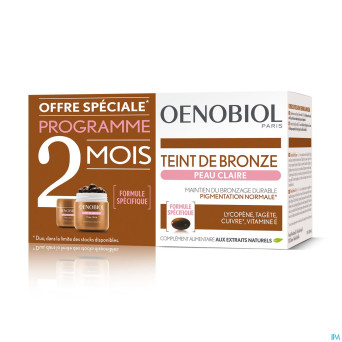 Oenobiol teint bronze peau claire    caps 2x30