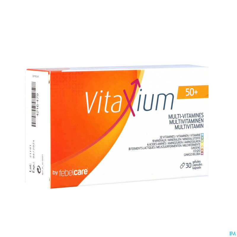 Vitaxium 50+ multi vitamines caps 30