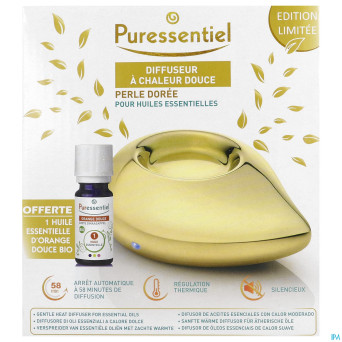 Puressentiel diffuseur chaleur douce perle doree