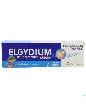 Elgydium junior bubble dentifrice    tube 50ml