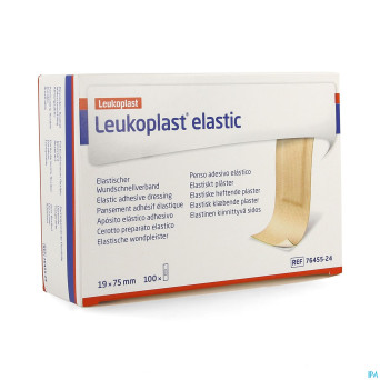 Leukoplast elastic 19x75mm    100