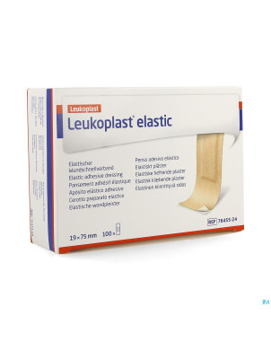 Leukoplast elastic 19x75mm    100