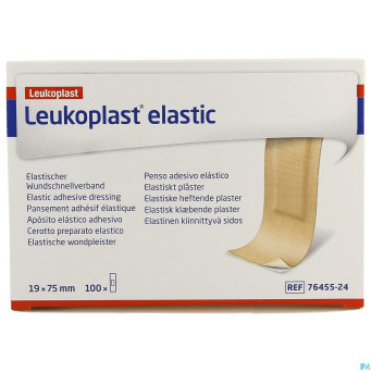 Leukoplast elastic 19x75mm    100