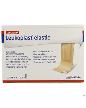 Leukoplast elastic 19x75mm    100