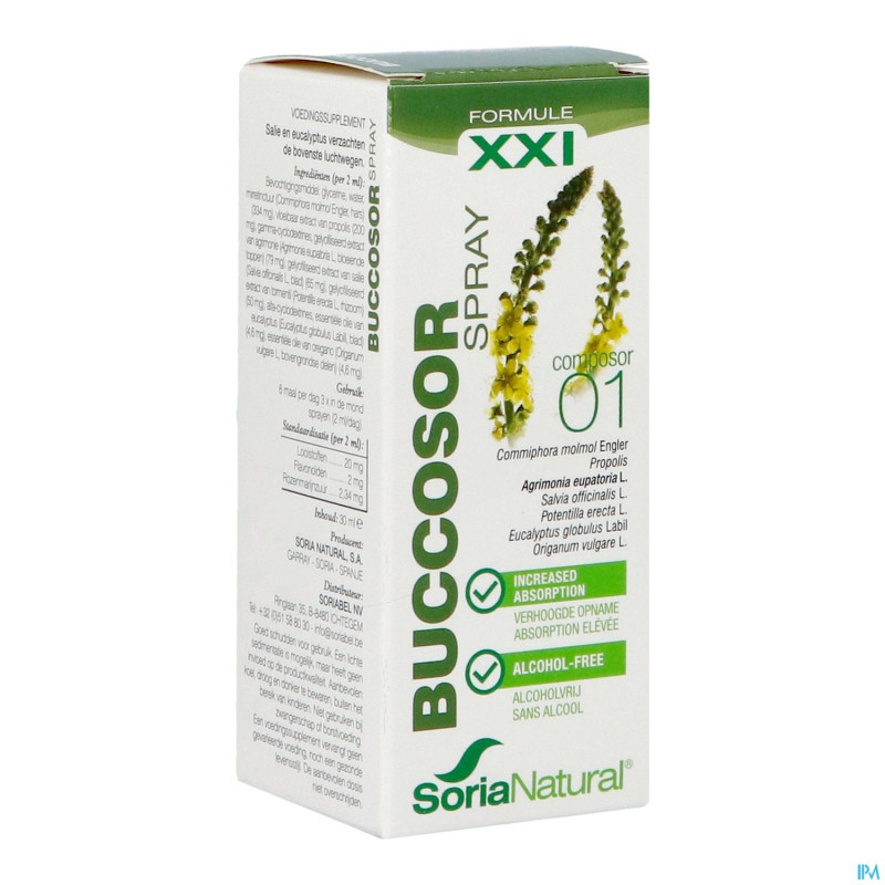 Soria composor 1 buccosor xxi spray  30ml