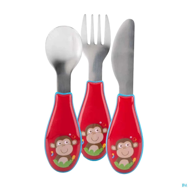 Nuby couverts inox 12m+