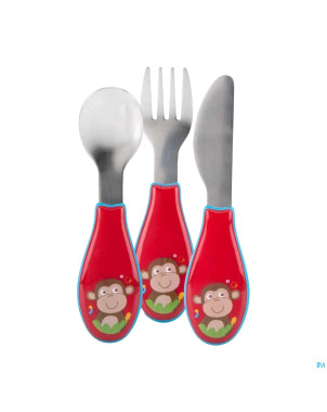 Nuby couverts inox 12m+