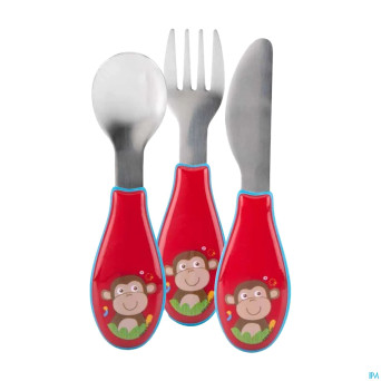 Nuby couverts inox 12m+