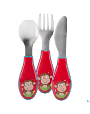 Nuby couverts inox 12m+