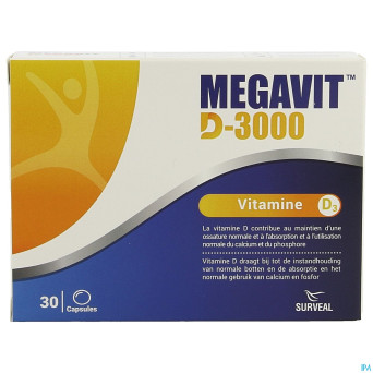 Megavit d-3000    caps 30