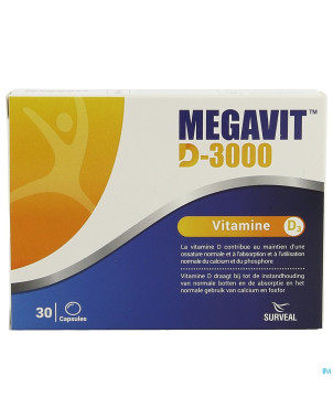 Megavit d-3000    caps 30