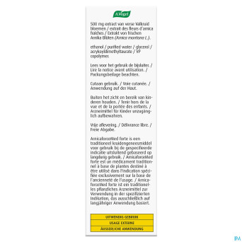 A.vogel arnicaforcemed forte gel 100ml