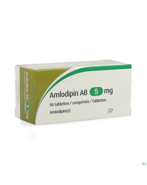 Amlodipin ab 5mg    comp  98