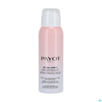 Payot rituel corps deodorant spray fraicheur 125ml