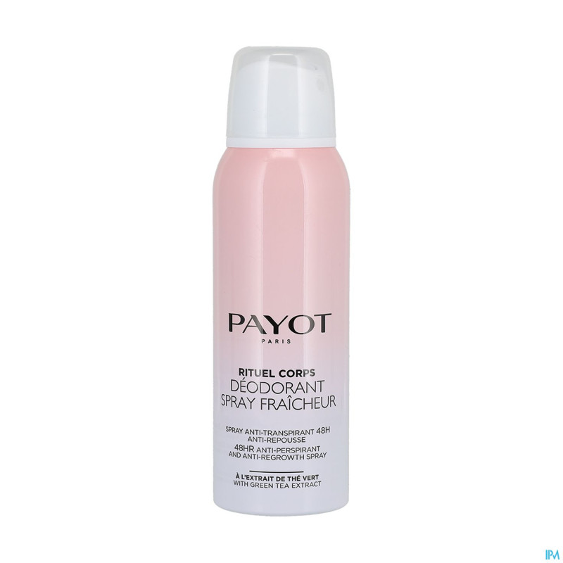 Payot rituel corps deodorant spray fraicheur 125ml