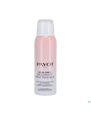 Payot rituel corps deodorant spray fraicheur 125ml