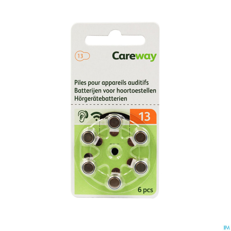 Careway piles auditives 13 orange 6