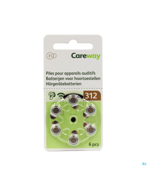 Careway piles auditives 312 brun 6